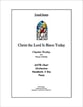 Christ the Lord Is Risen Today SATB choral sheet music cover